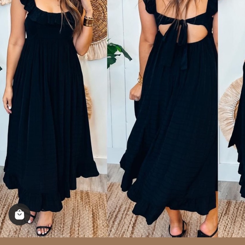 Black Midi Dress